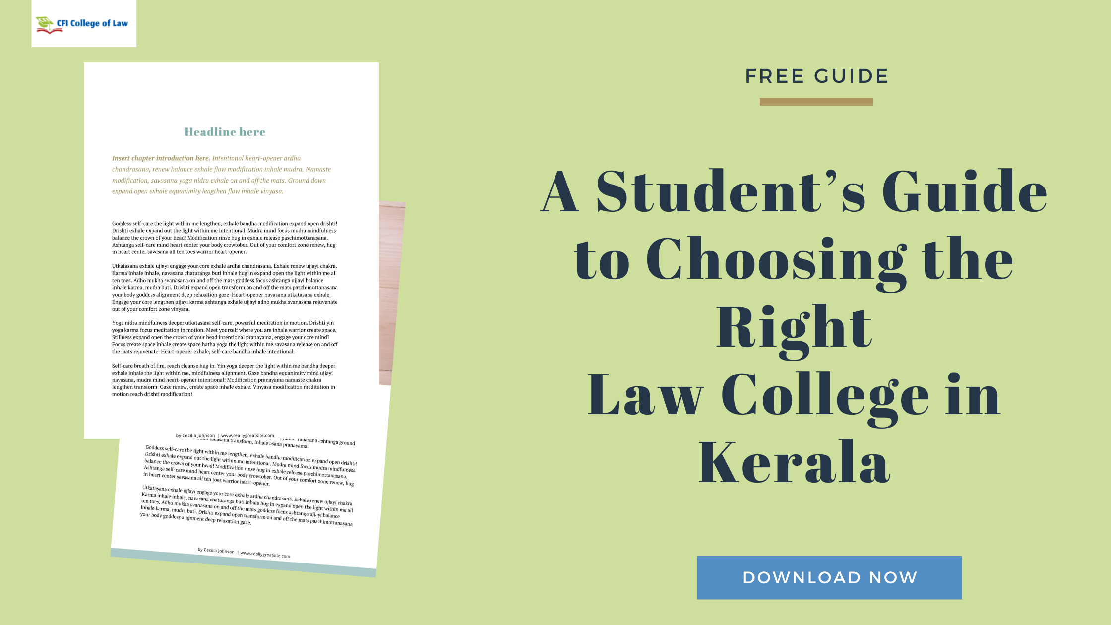 A Student’s Guide to Choosing the Right Law College in Kerala | CFI College of Law